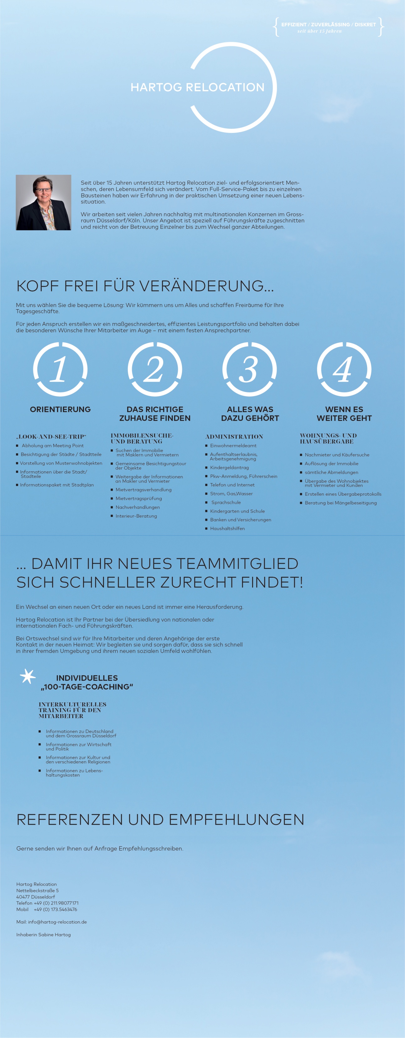 Sabine Hartog Relocation